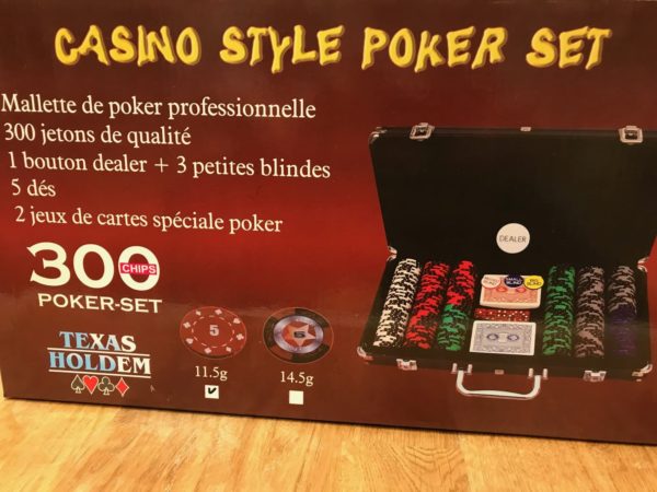 Mallette de poker pro 300 carré de 11.5g