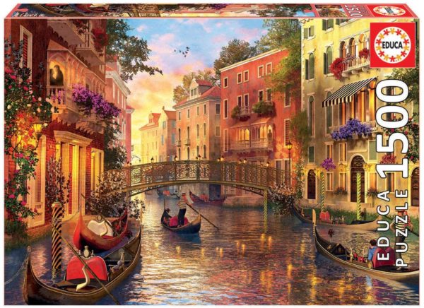 Puzzle Coucher de soleil à Venise 1500 pièces