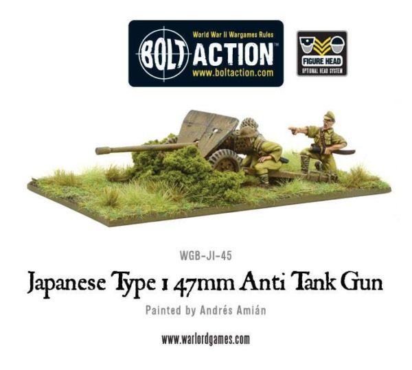 bolt action japanese 47mm anti tank gun