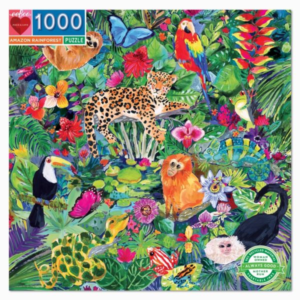 Puzzle Forêt Amazonienne (eeboo) 1000 pièces