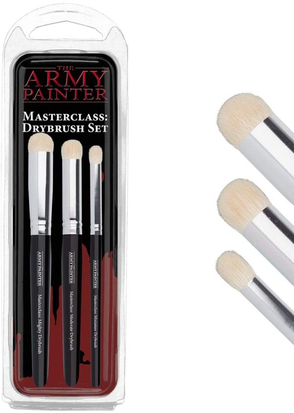 Army painter set de 3 pinceaux Masterclass Drybruch