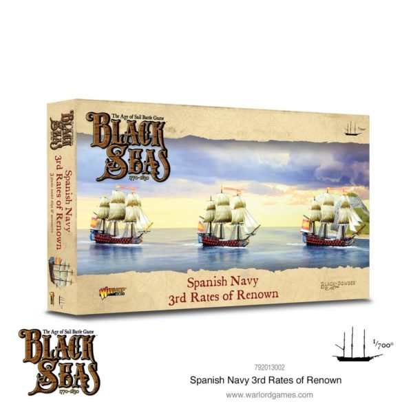 Black Seas Spanish navy 3rd rates of renown
