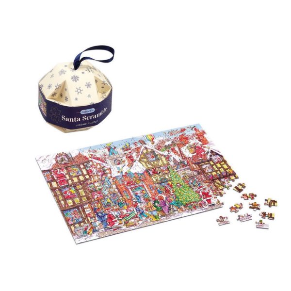 Puzzle boule de noël Santa Scramble 250 pièces