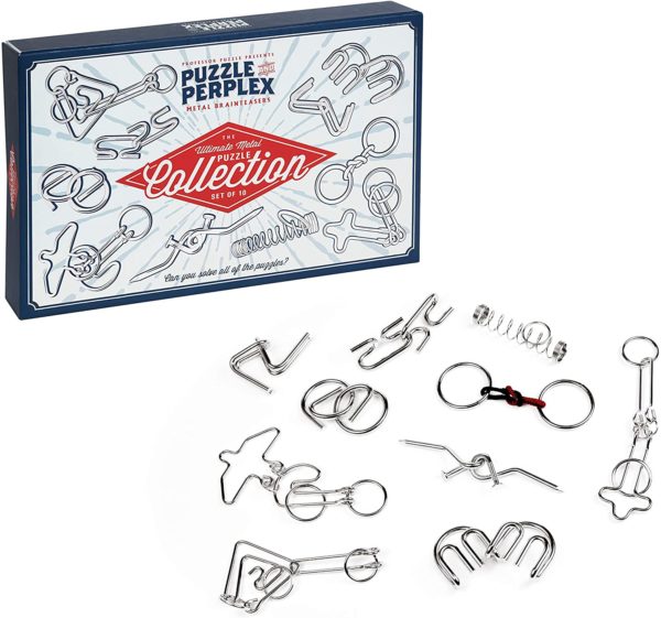 casse tête puzzle perplex, set de 10 collection