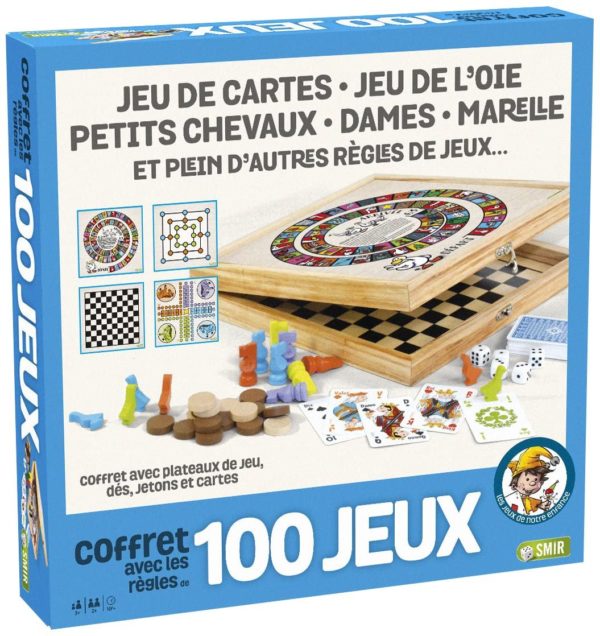 Coffret 100 jeux avec les règles
