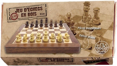 Jeu d'échecs magnétique pliable