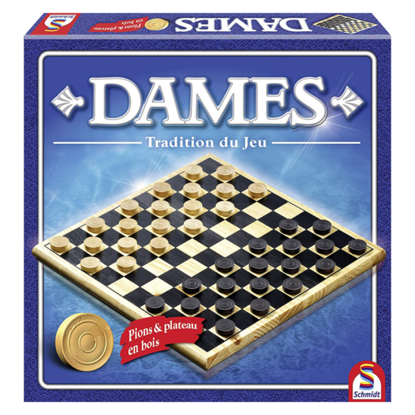 jeu de dames bois