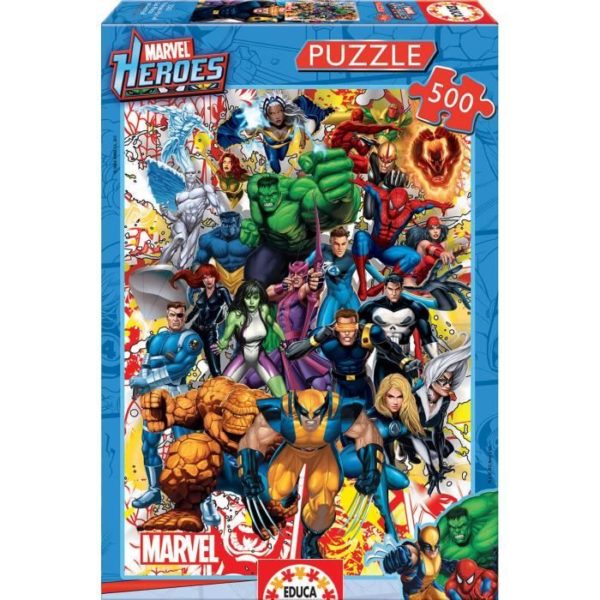 Puzzle Les héros de Marvel 500 pc