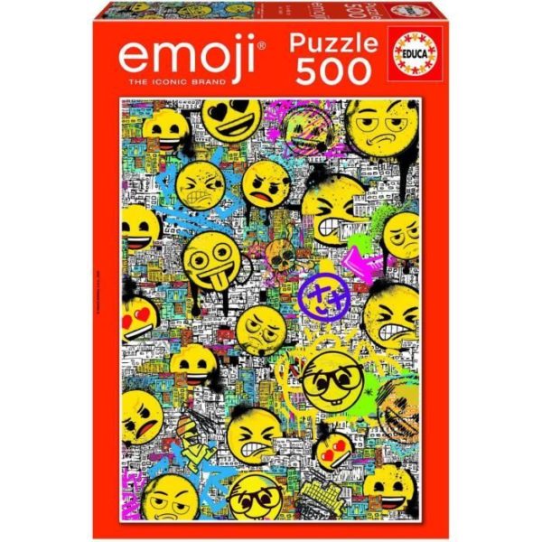 Puzzles Emoji graffiti 500pc