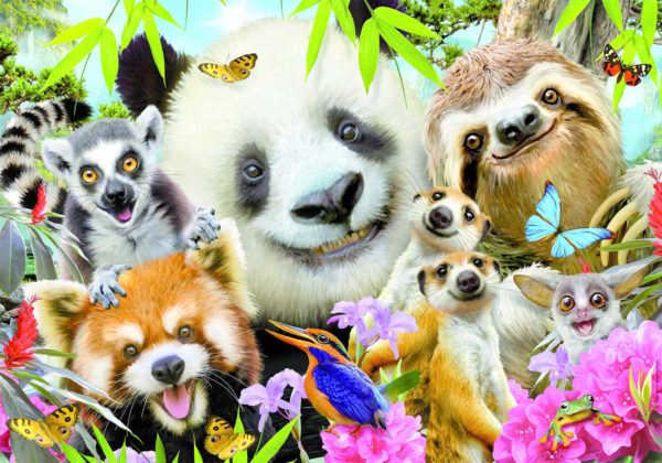 Puzzle Black Eyes Friends Selfie 300 pièces