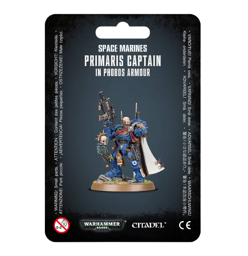 Space Marines Primaris Captain in phobos armour