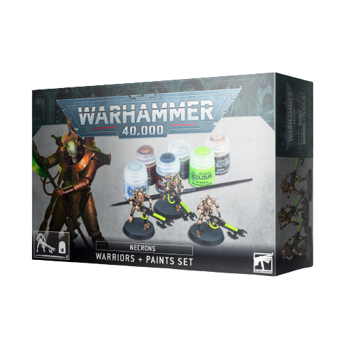 W40k set Necrons warriors + paints