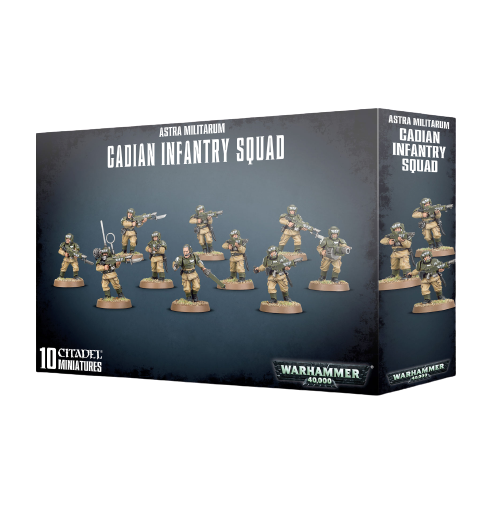 Astra militarum Cadian Infantry Squad