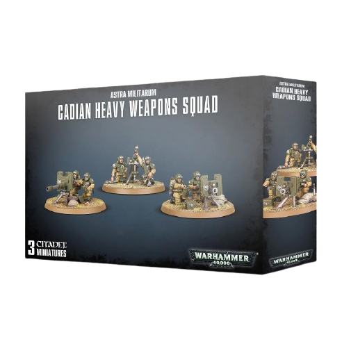Asra Militarum Equipe d'armes lourdes Cadiennes