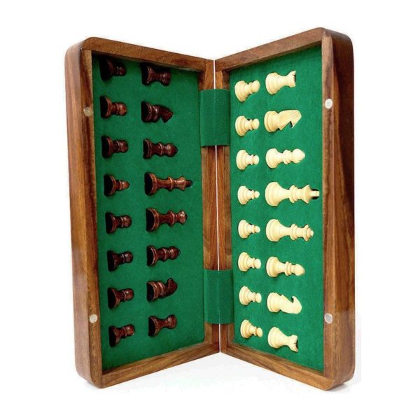 Jeu d'échec pliable magnétique 30cm – Image 2