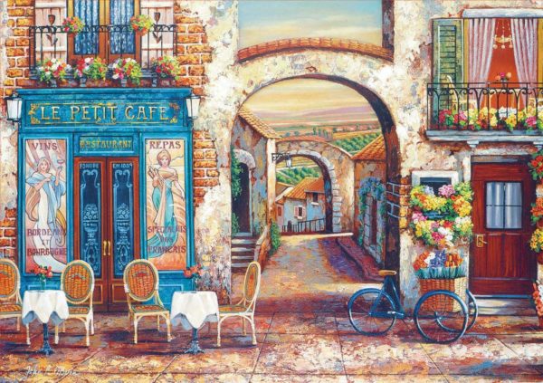 Puzzle Le petit café 4000 pièces
