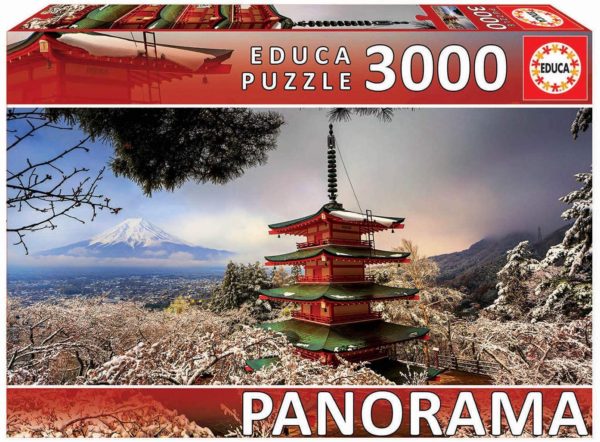 Puzzle Mont Fudji et pagode Japon 3000