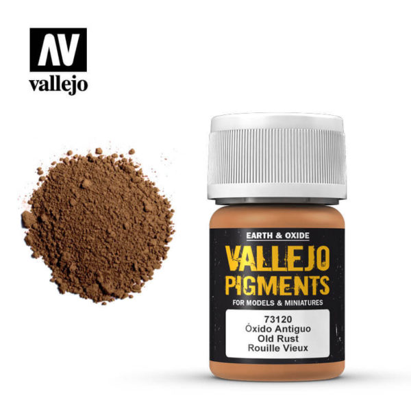 Pigments oxydation ancienne (vieille rouille)
