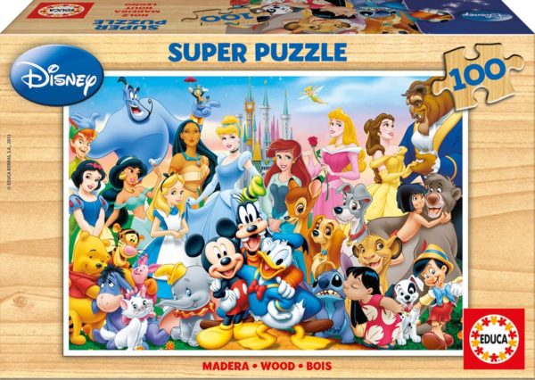 Puzzle Disney 100pc bois