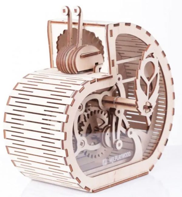 Mr Playwood escargot S tirelire maquette 3D