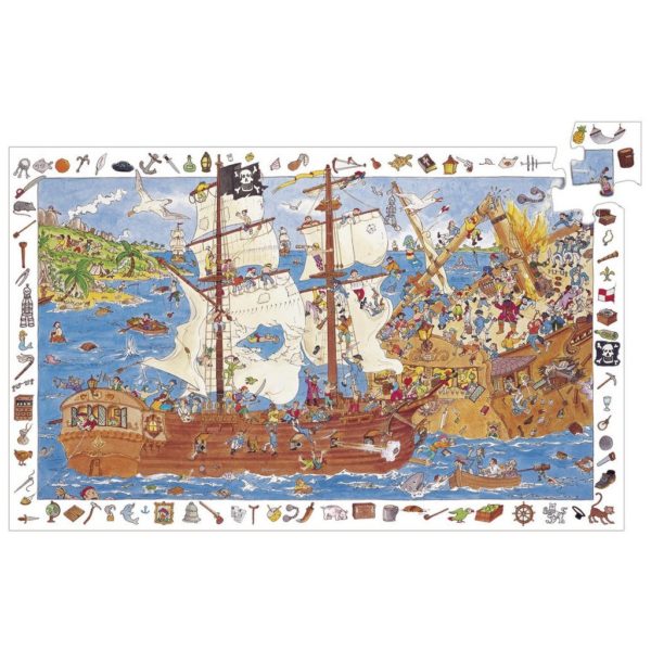Puzzle Observation Pirates + Poster 100 pièces – Image 2