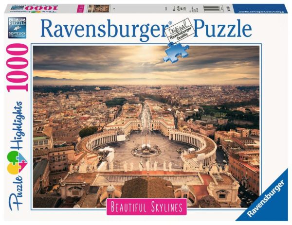 Puzzle Vue de Rome 1000pc
