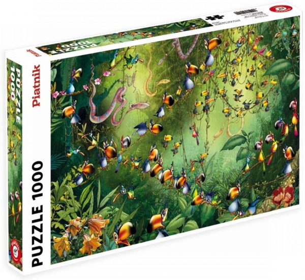 Puzzle Ruyer - Ribambelle de Toucans 1000 pièces