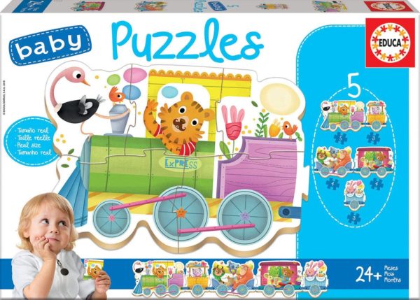 Puzzle Baby Train des animaux