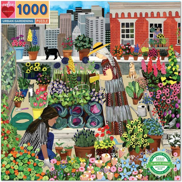 Puzzle Urban Gardening 1000 pièces