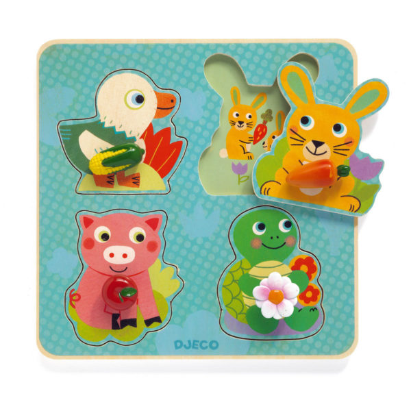 Puzzle Gros Boutons  - Croc Carrot