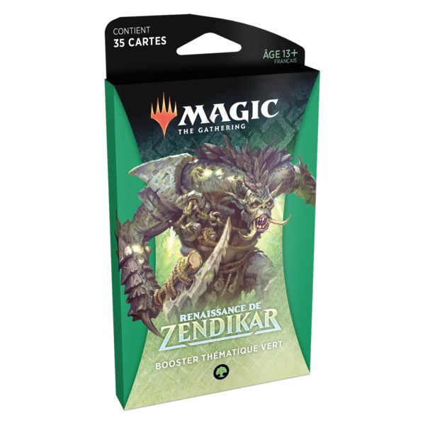 Magic Zendikar Renaissance booster thématique couleur Vert