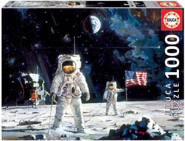 Puzzle First Men on the Moon - Robert MacCall 1000 pièces
