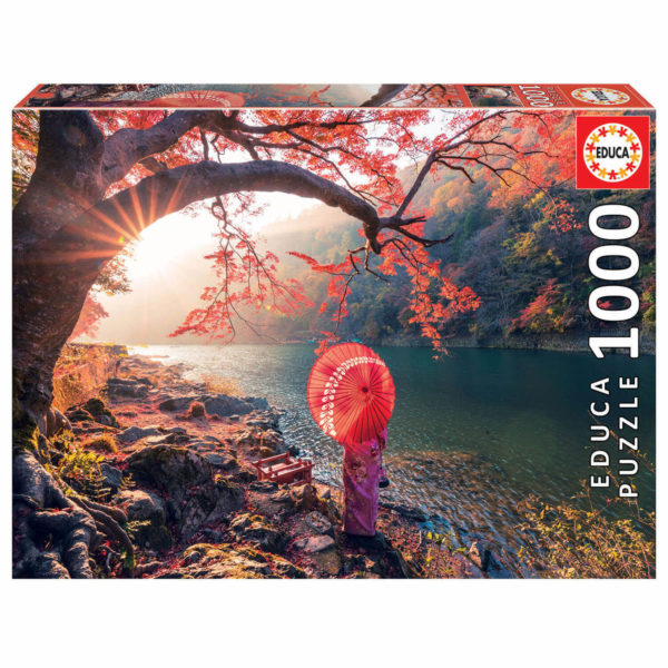 Puzzle Lever de Soleil sur le Fleuve Katsura - Japon 1000 pièces