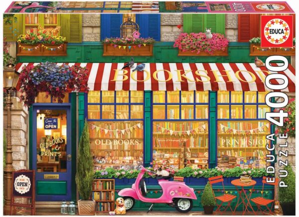 Puzzle Librairie Vintage 4000 pièces