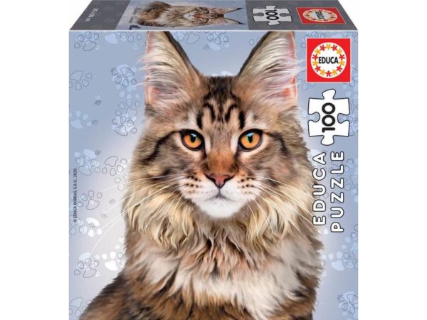 Puzzle Chat Maine Coon 100 pièces