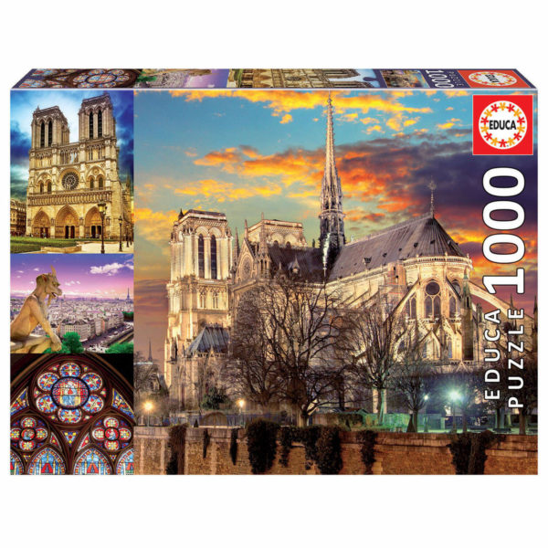 Puzzle Collage de Notre Dame 1000pc