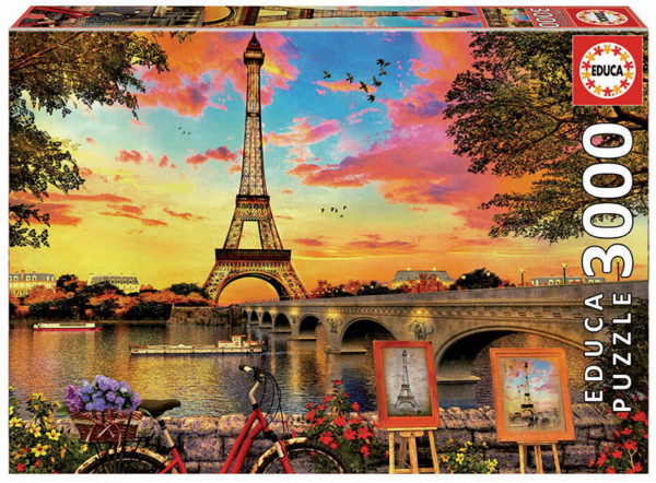 Puzzle Coucher de Soleil à Paris 3000 pièces