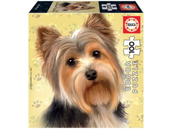 Puzzle Chien Yorhshire Terrier 100 pièces