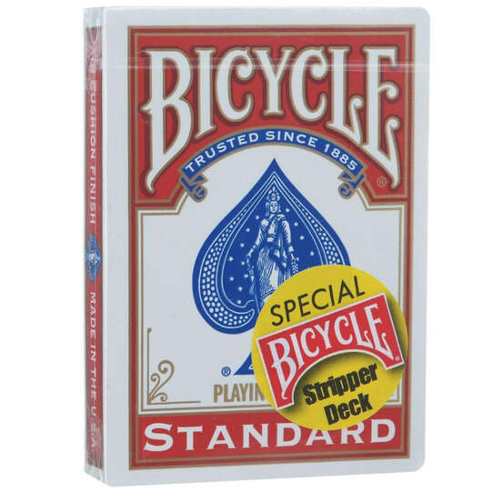 Magie jeu de cartes Biseauté Bicycle (stripper deck)