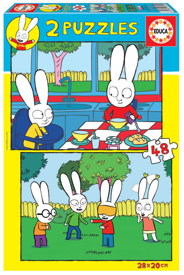 Puzzle x 2 Simon 48 pièces