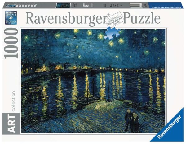 Puzzle The Starry-night over the Rhone - Van Gogh 1000 pièces