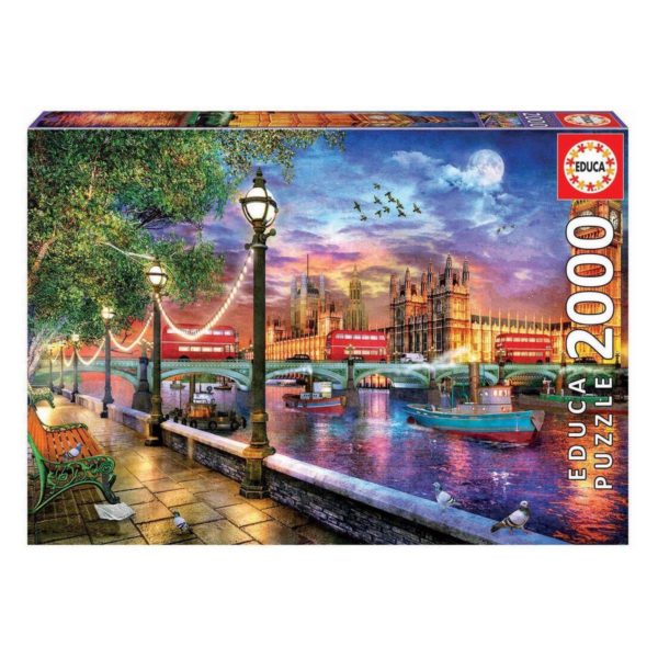 Puzzle Londres au coucher du Soleil 2000 pièces