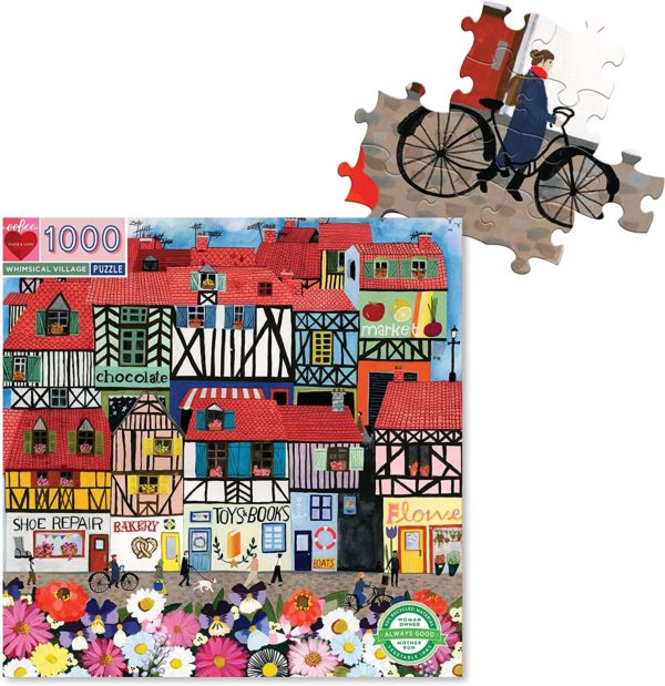 Puzzle Whimsical Village (Eeboo) 1000 pièces