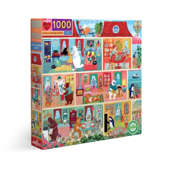 Puzzle Koala House Party (Eeboo) 1000 pièces