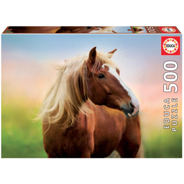 Puzzle Cheval au lever du soleil 500 pièces