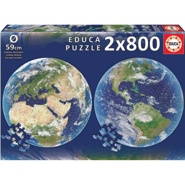 Puzzle Planète Terre 2 x 800 pièces