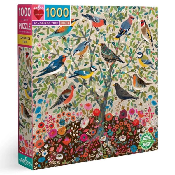 Puzzle Songbirds Tree (Eeboo) 1000 pièces