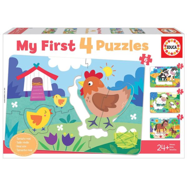Puzzle My first x 4 - Mamans et bébés