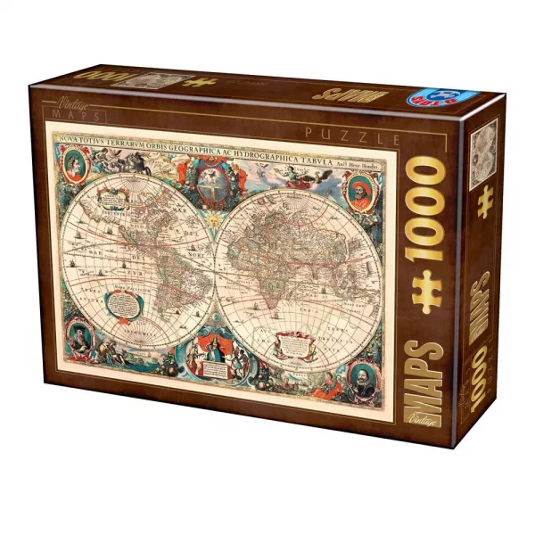 Puzzle Carte du Monde antique - 1000 pièces