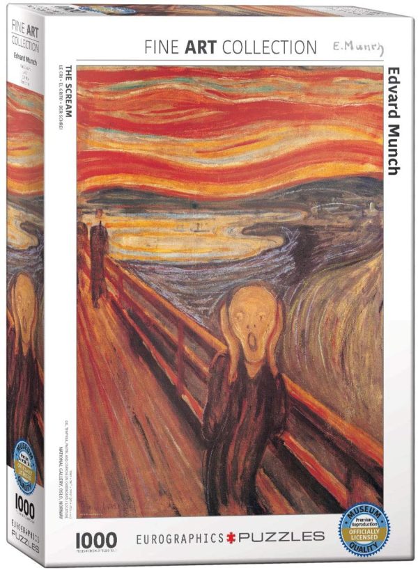 Puzzle Le Cri ( Edvard Munch) - 1000 pièces